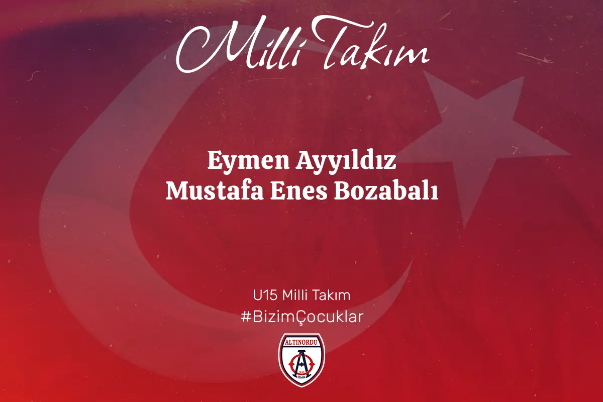 2 ÖKS OYUNCUMUZA MİLLİ TAKIM DAVETİ