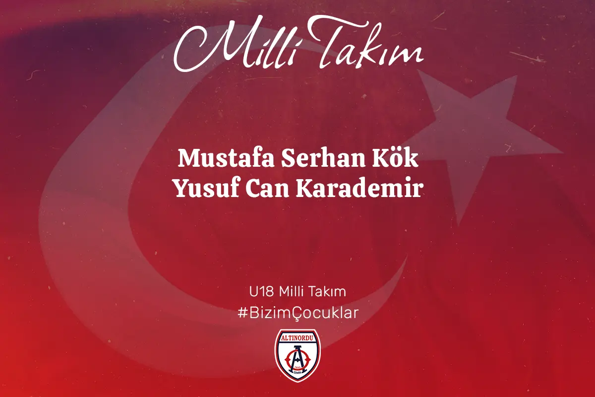 2 ÖKS OYUNCUMUZA MİLLİ TAKIM DAVETİ